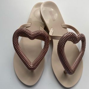 Melissa Big Heart Chrome